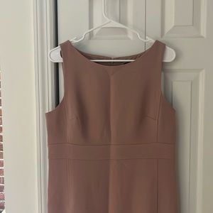 Pink/mauve sleeveless zip up dress